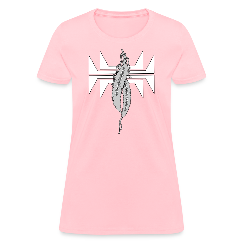 Sturgeon Feathers Women's T-Shirt - pink