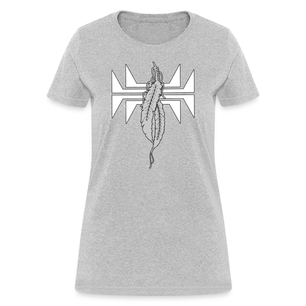 Sturgeon Feathers Women's T-Shirt - heather gray