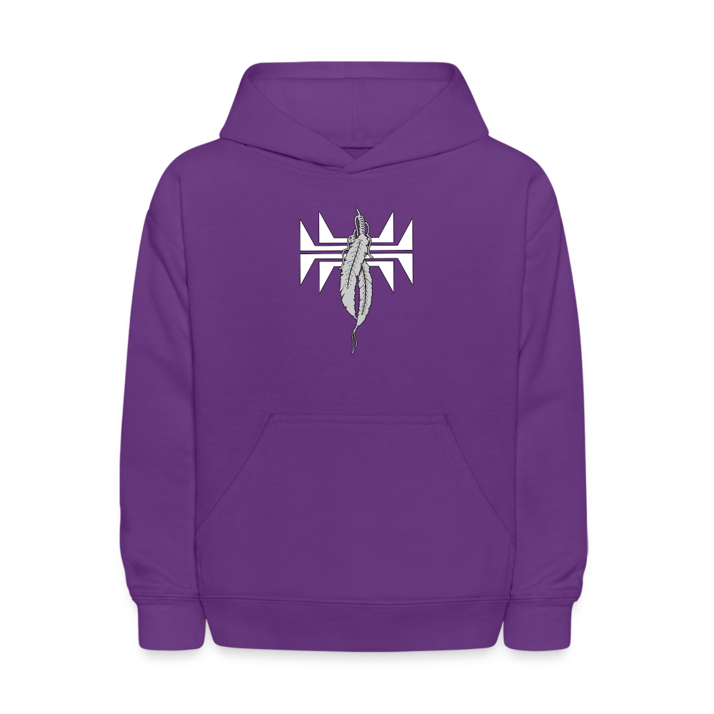 Sturgeon Feathers Kids' Hoodie - purple