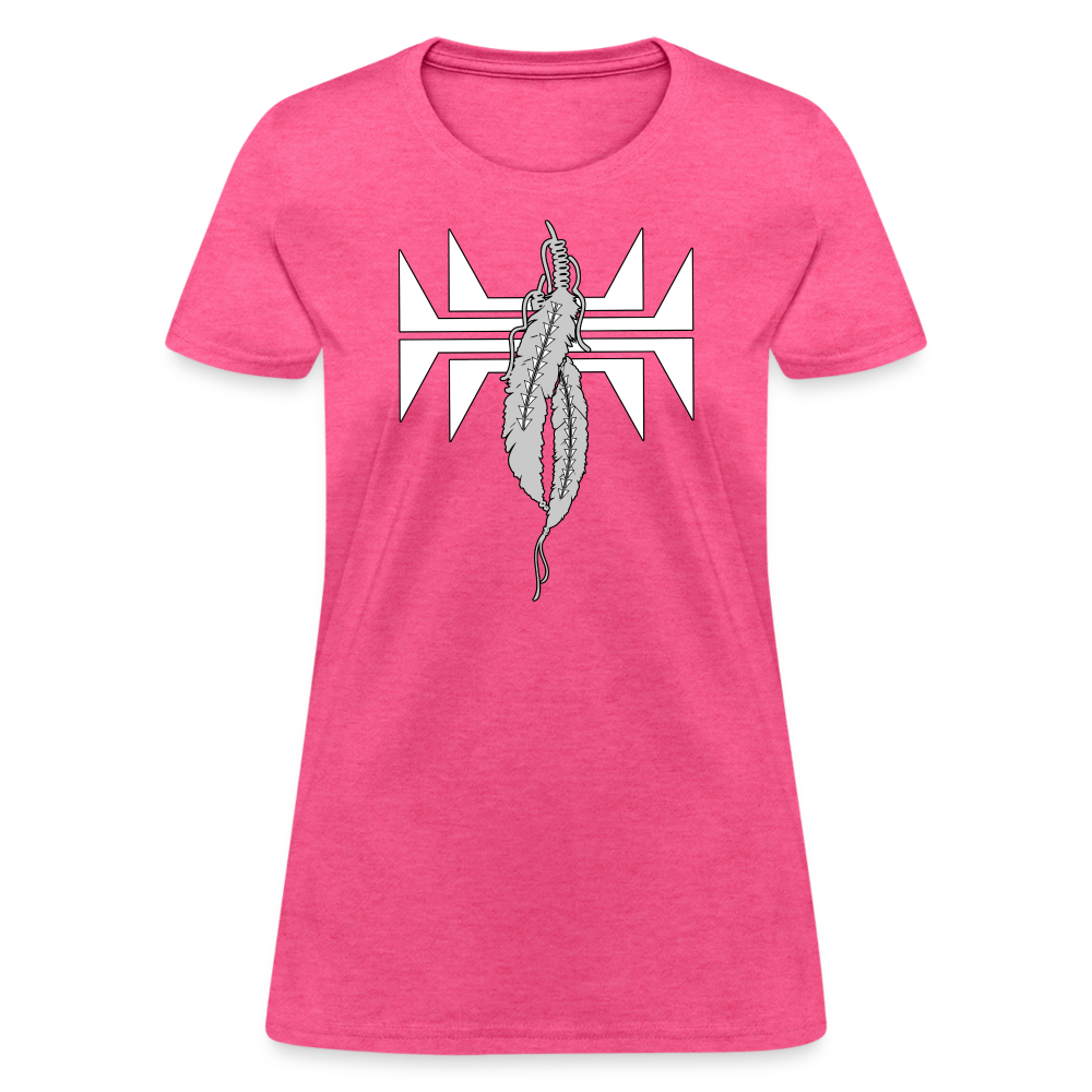 Sturgeon Feathers Women's T-Shirt - heather pink