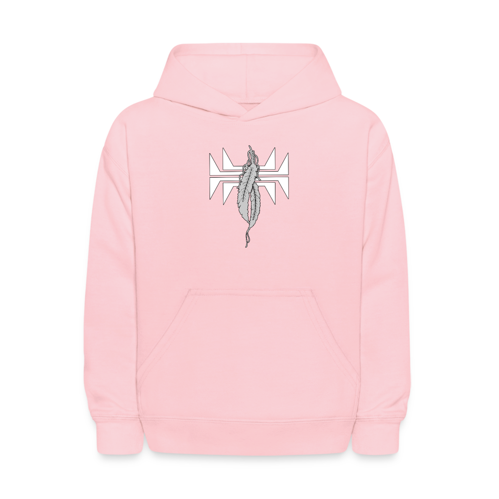 Sturgeon Feathers Kids' Hoodie - pink