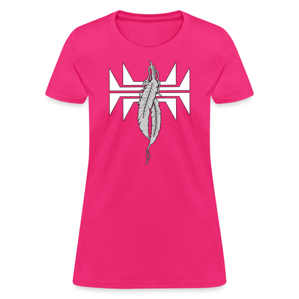 Sturgeon Feathers Women's T-Shirt - fuchsia