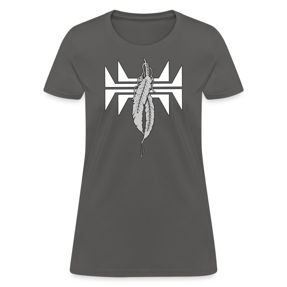 Sturgeon Feathers Women's T-Shirt - charcoal