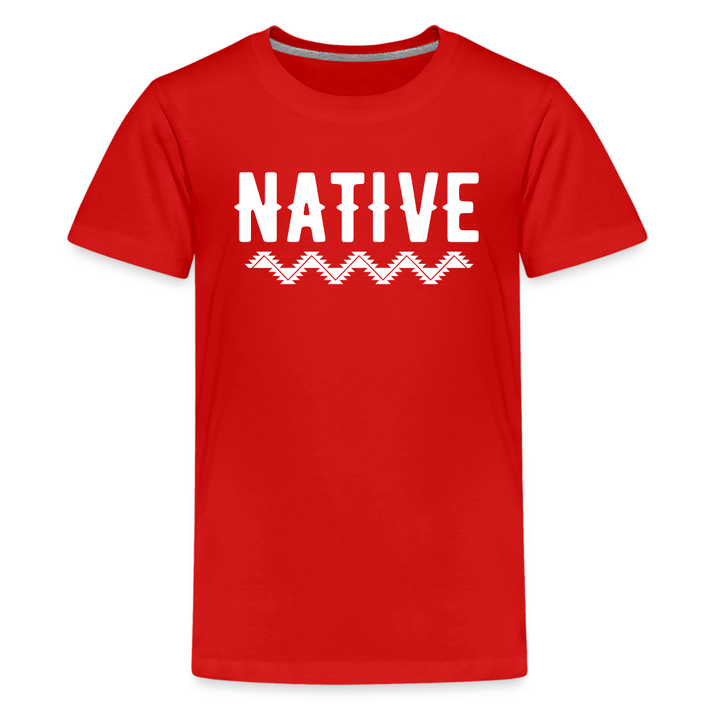 Native Kids' Premium T-Shirt - red