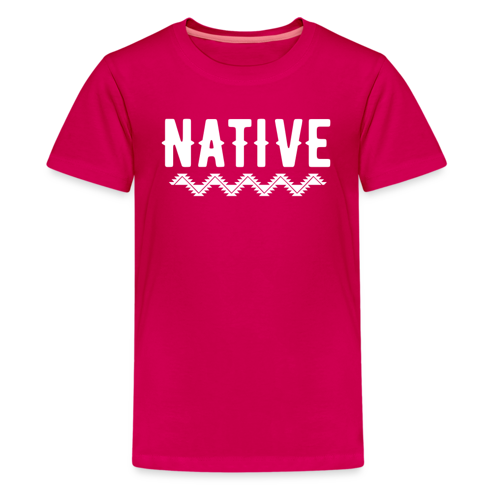 Native Kids' Premium T-Shirt - dark pink