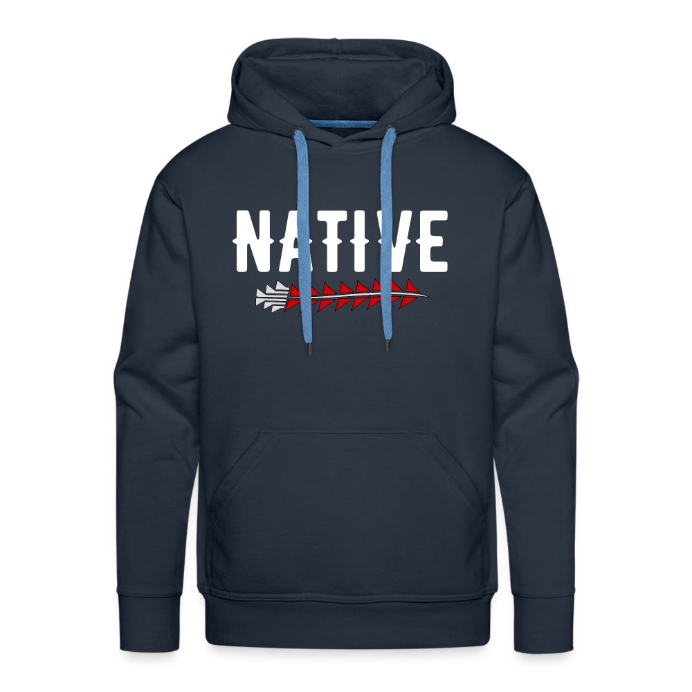 Native Sturgeon Men’s Premium Hoodie - navy