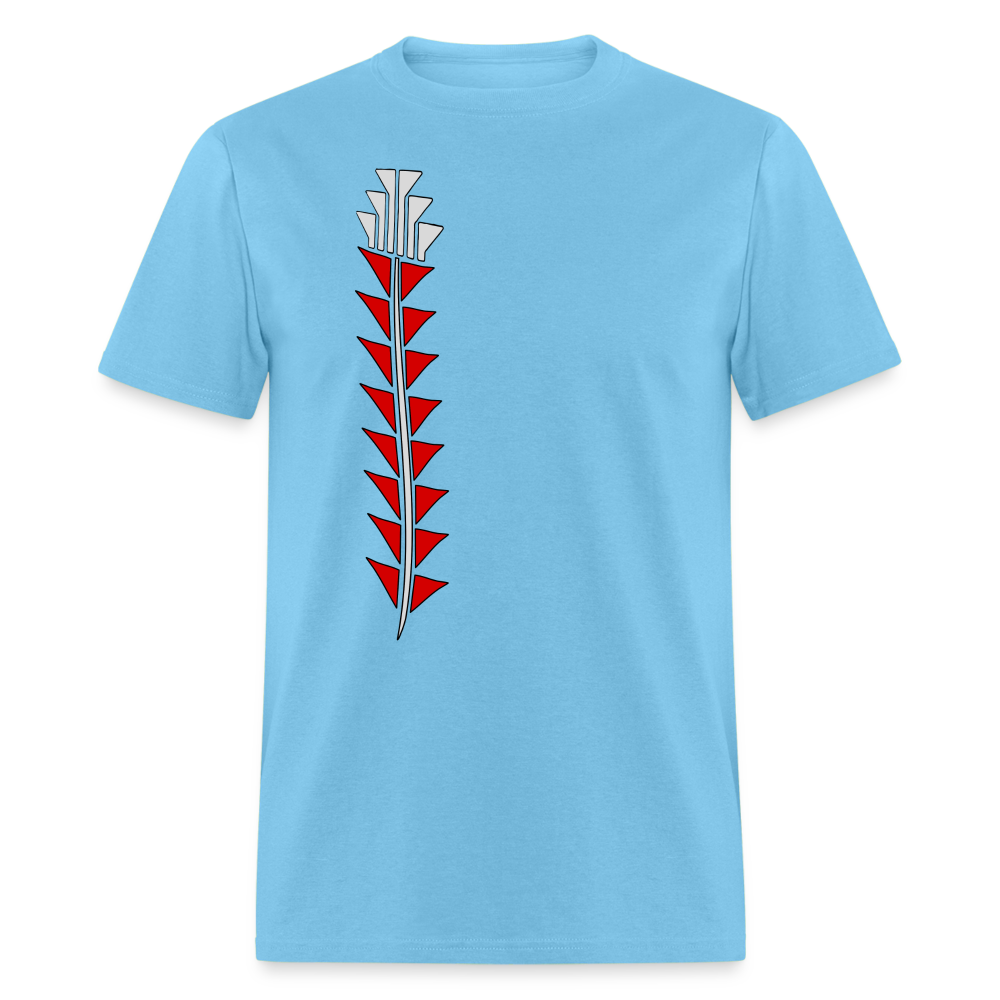 Red Sturgeon Unisex Classic T-Shirt - aquatic blue