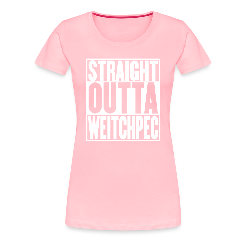 Straight Outta Weitchpec Women’s Premium T-Shirt - pink