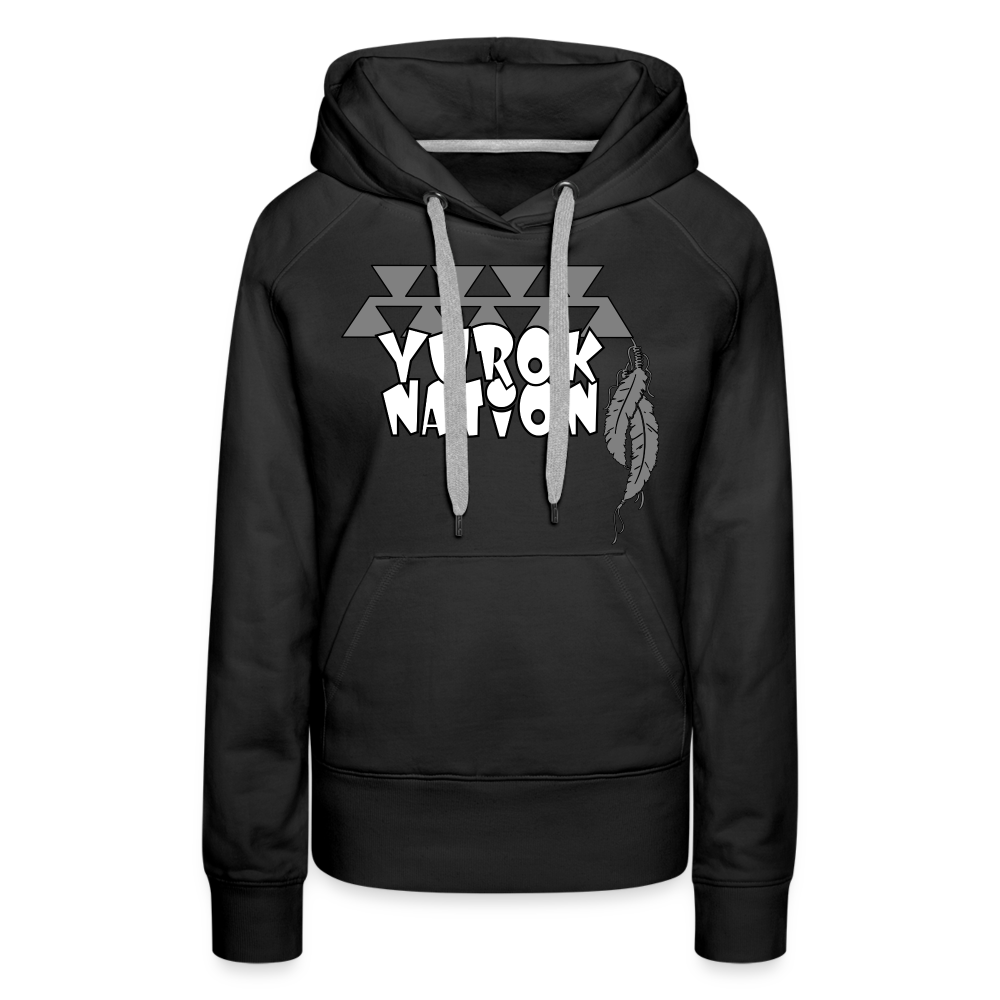 Yurok Nation LR Women’s Premium Hoodie - black