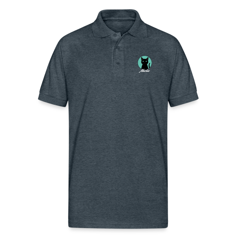 Nacho Gildan Unisex 50/50 Jersey Polo - deep heather