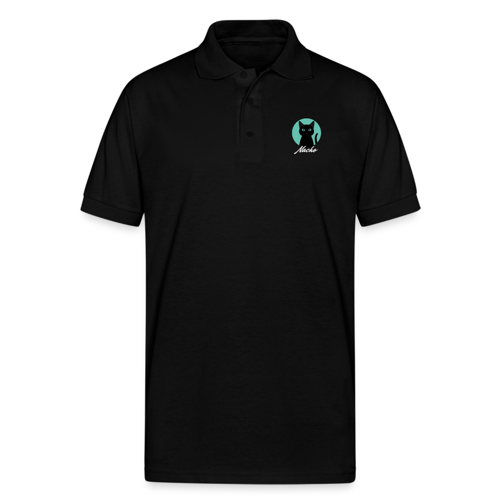 Nacho Gildan Unisex 50/50 Jersey Polo - black