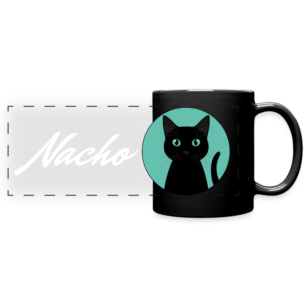 Nacho Full Color Panoramic Mug - black