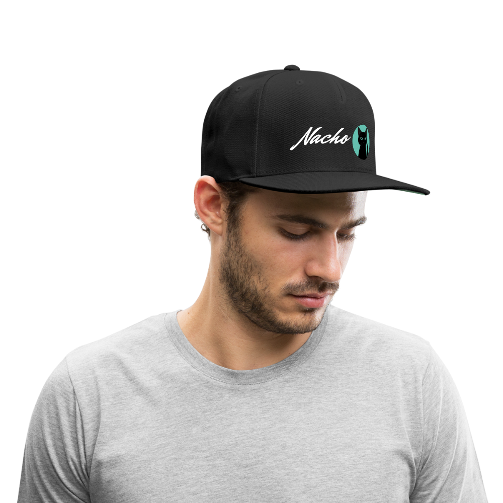 Nacho Snapback Baseball Cap - black