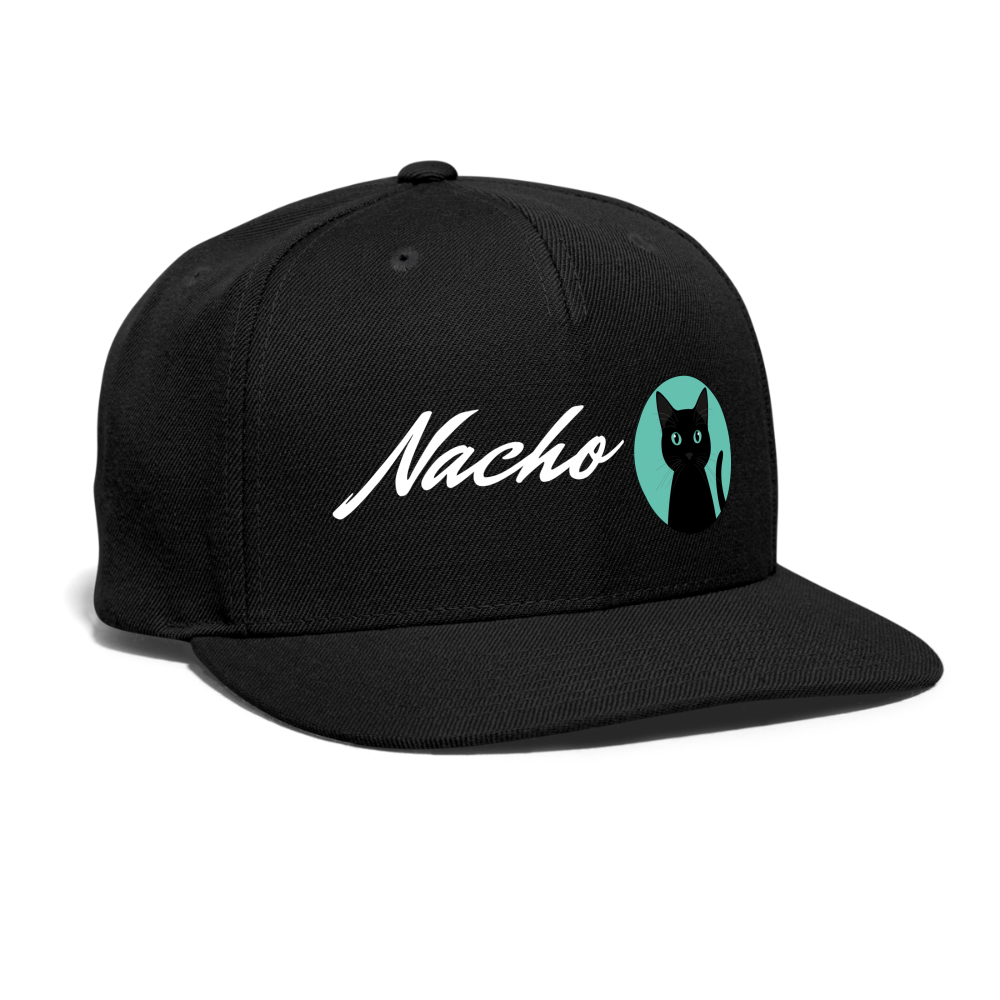 Nacho Snapback Baseball Cap - black