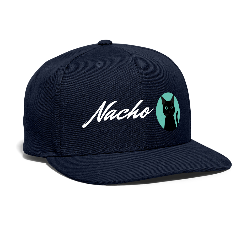 Nacho Snapback Baseball Cap - navy