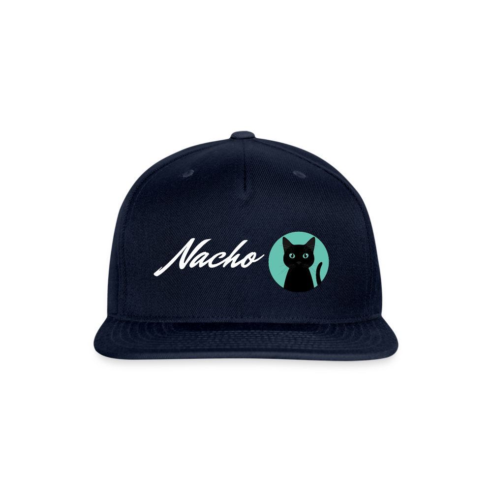 Nacho Snapback Baseball Cap - navy