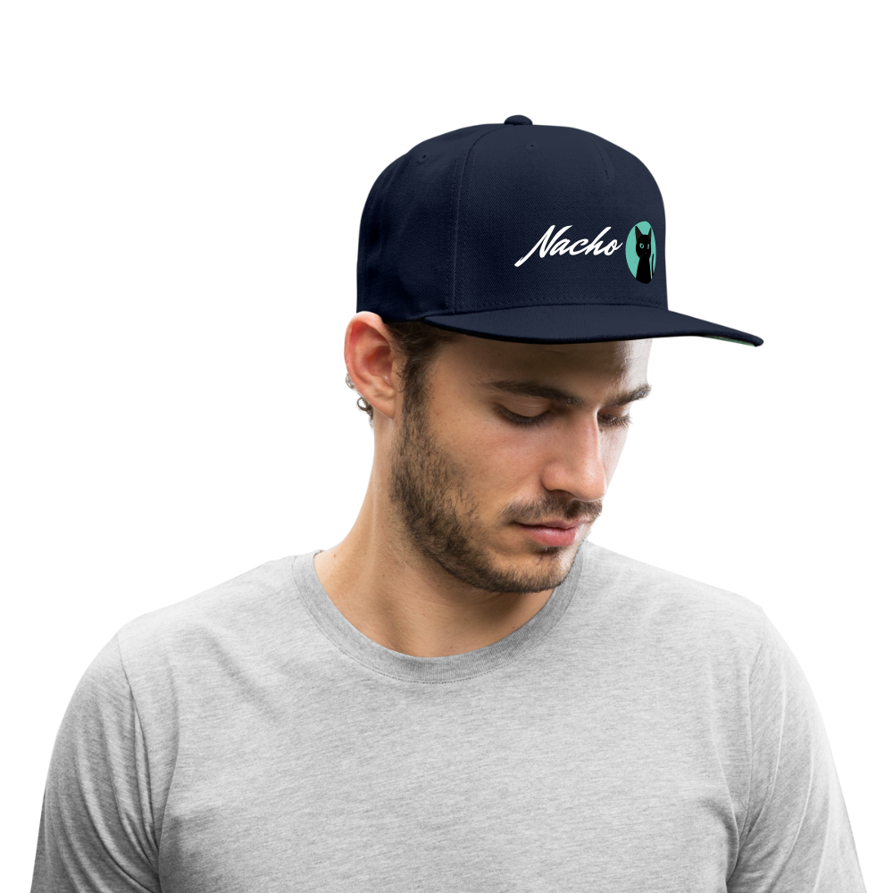 Nacho Snapback Baseball Cap - navy