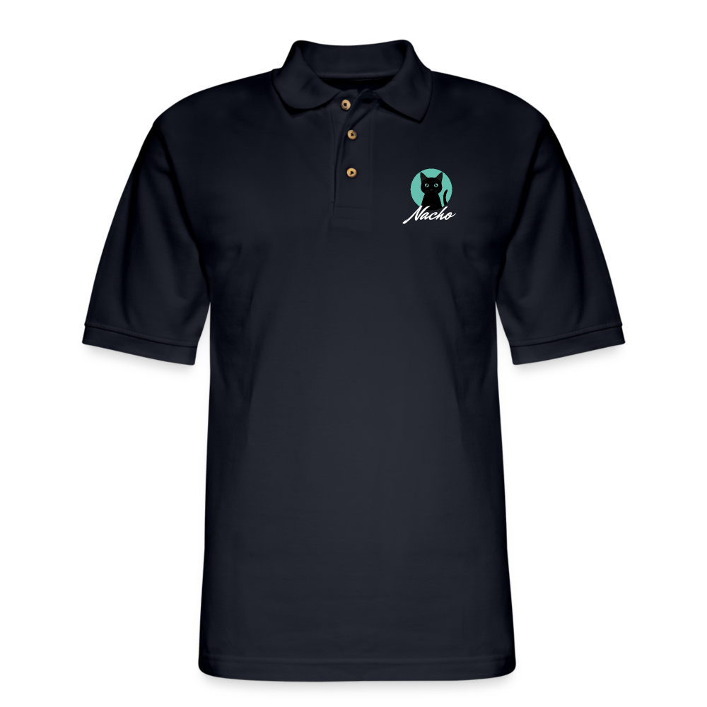 Nacho Men's Pique Polo Shirt - midnight navy