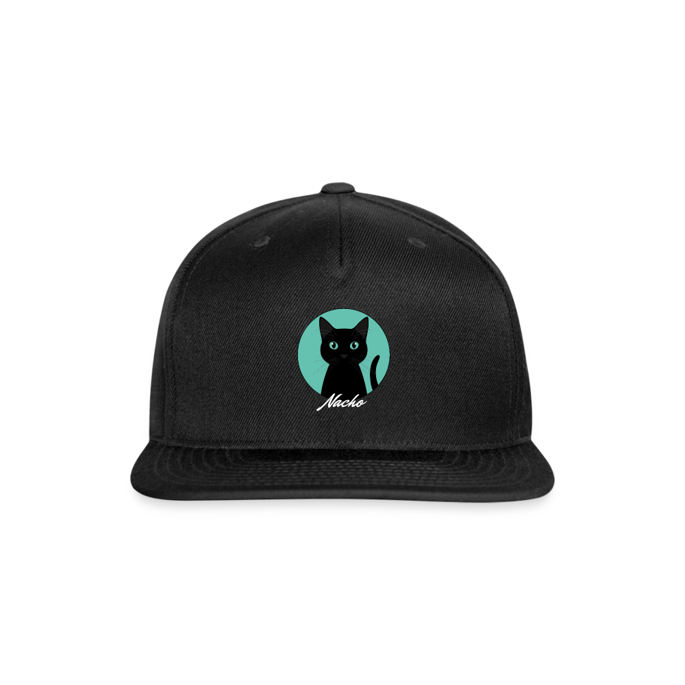 Nacho Snapback Baseball Cap - black