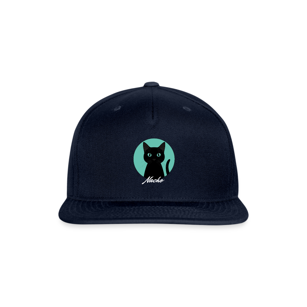 Nacho Snapback Baseball Cap - navy