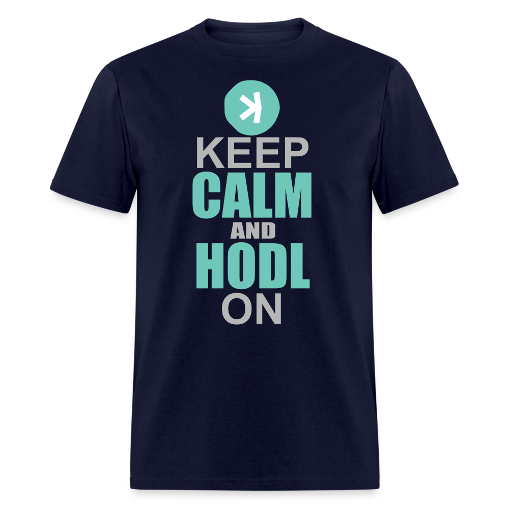 Keep Calm Kaspa Unisex Classic T-Shirt - navy