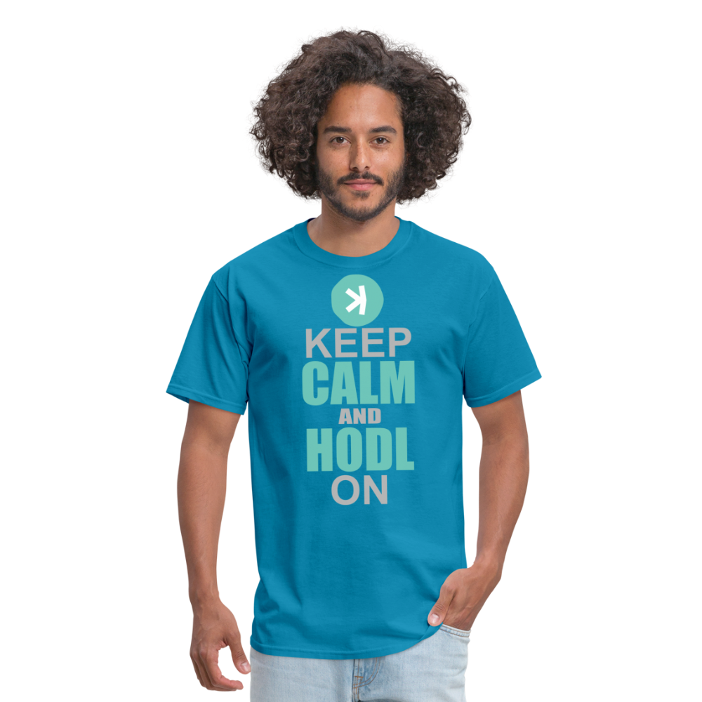 Keep Calm Kaspa Unisex Classic T-Shirt - turquoise