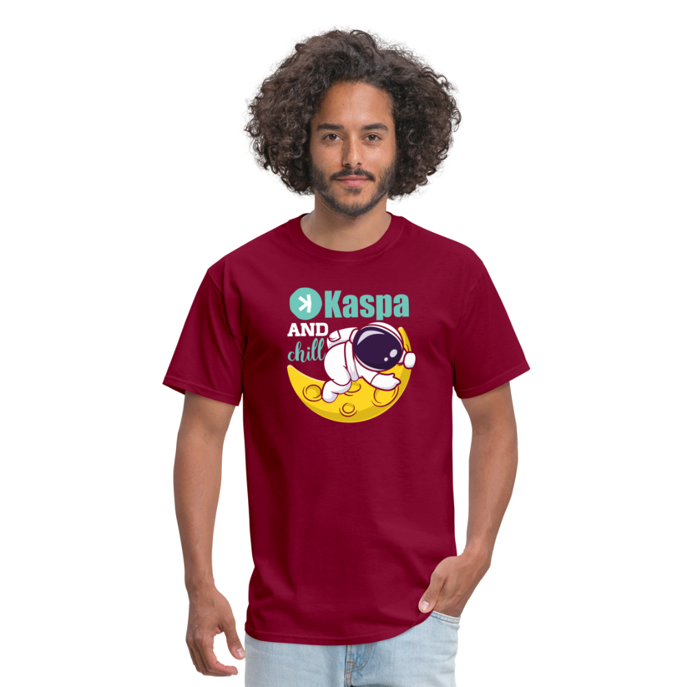 Kaspa and Chill Unisex Classic T-Shirt - burgundy