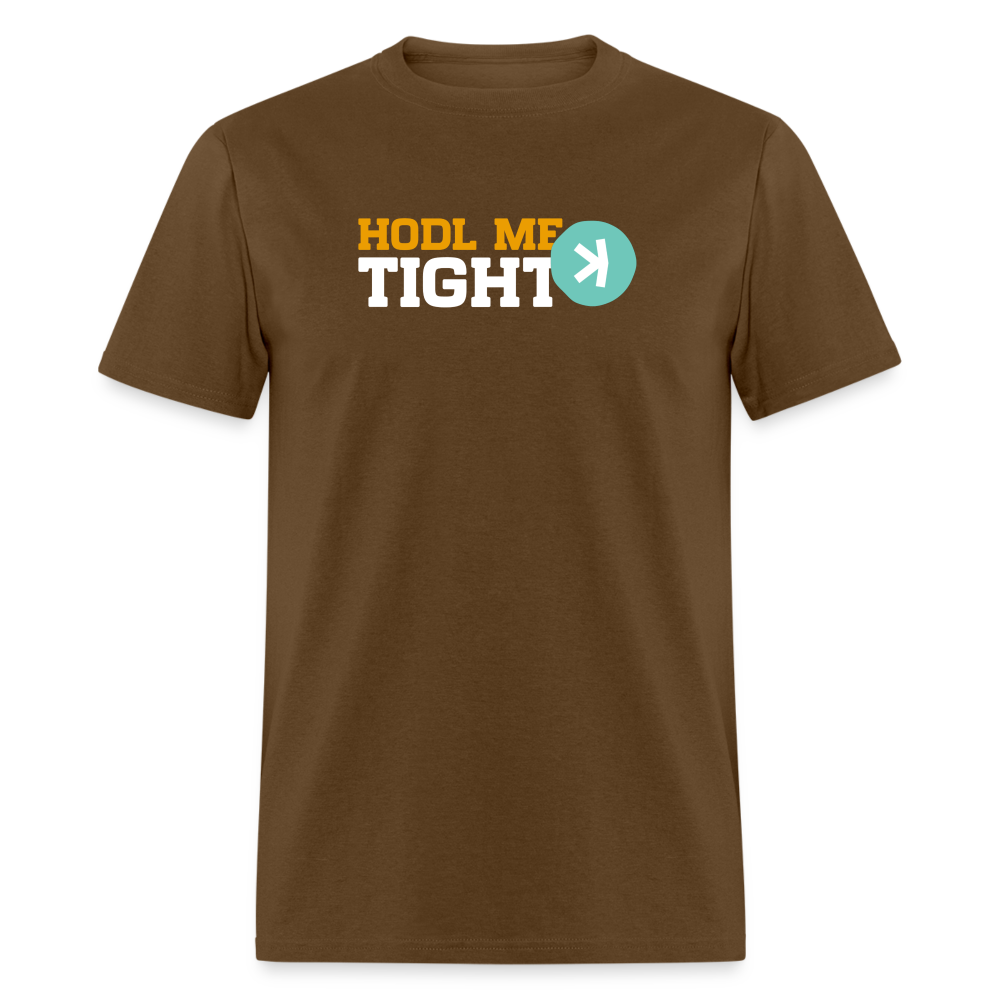 HODL me Kaspa Unisex Classic T-Shirt - brown