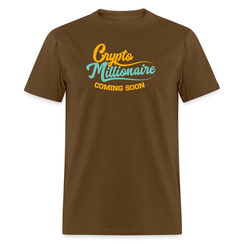 Crypto Millionaire Unisex Classic T-Shirt - brown