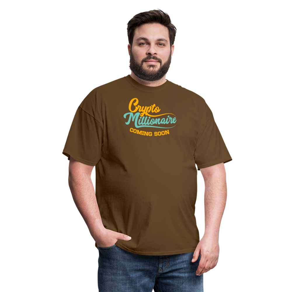 Crypto Millionaire Unisex Classic T-Shirt - brown