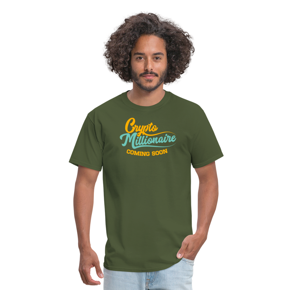 Crypto Millionaire Unisex Classic T-Shirt - military green