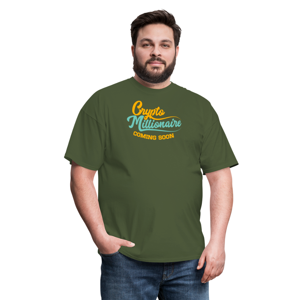 Crypto Millionaire Unisex Classic T-Shirt - military green