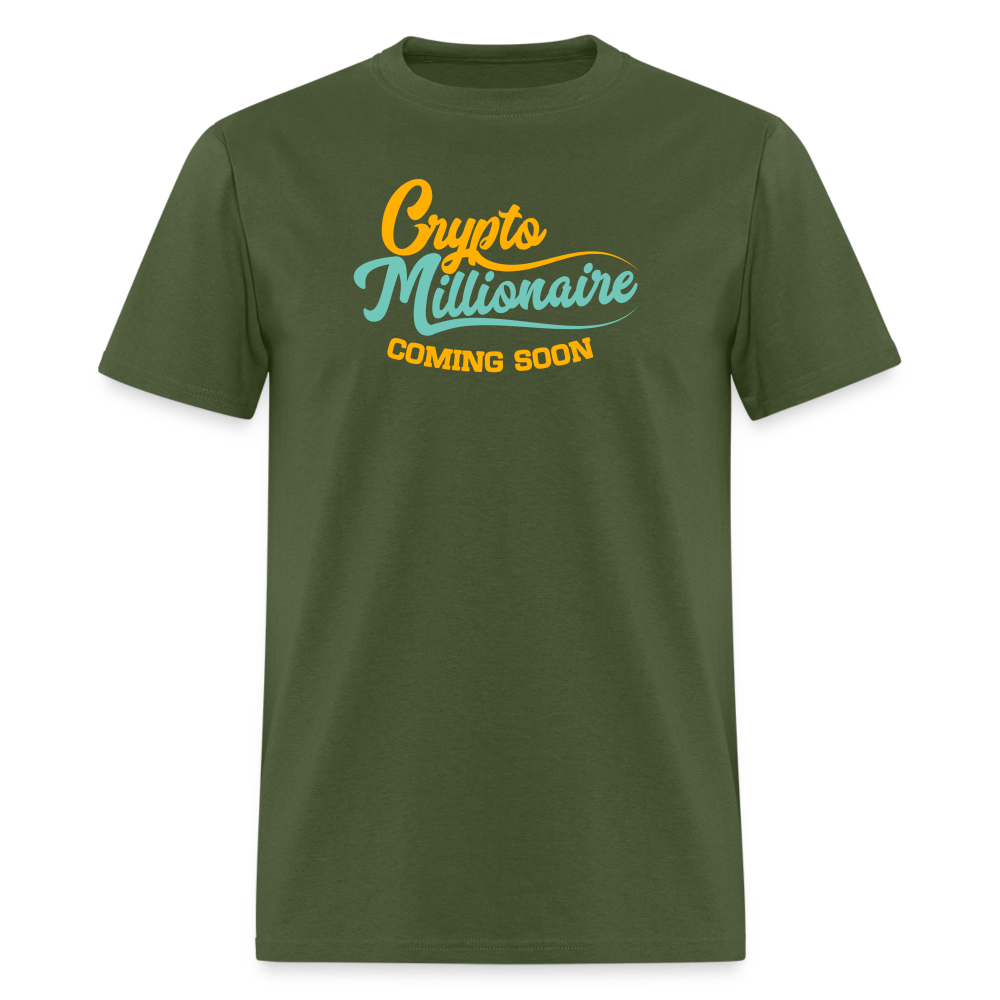 Crypto Millionaire Unisex Classic T-Shirt - military green